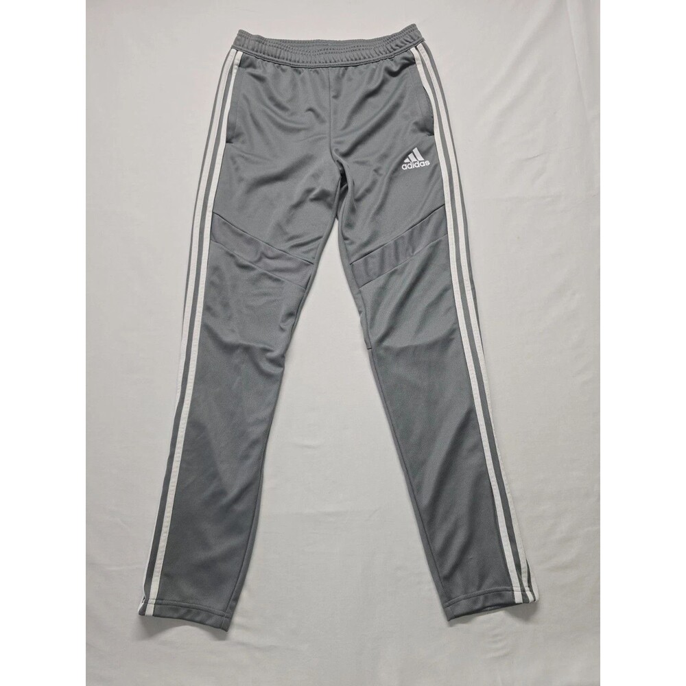 Adidas Kids Gray Joggers with White Accents Size XL-Y
